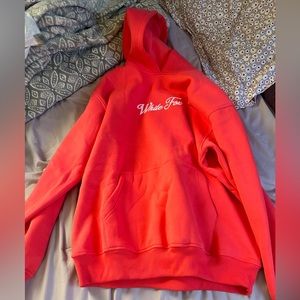 White fox hoodie